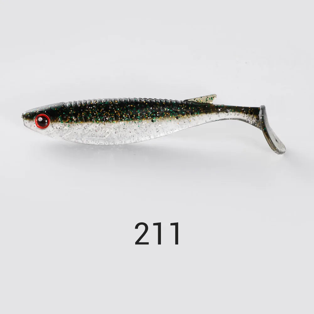 11.5cm 13.6g Shad Silicone Soft Lure Swimbait Wobbler for Pike and Perch Fishing
