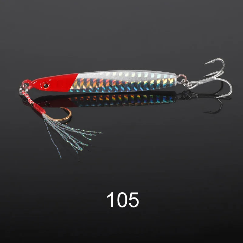 Metal Jig Lure 21g-40g for Saltwater Seabass Fishing