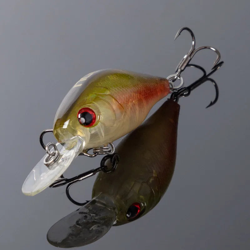 4.5cm 8g Floating Mini Crankbait Minnow Wobbler for Trout and Pike Fishing