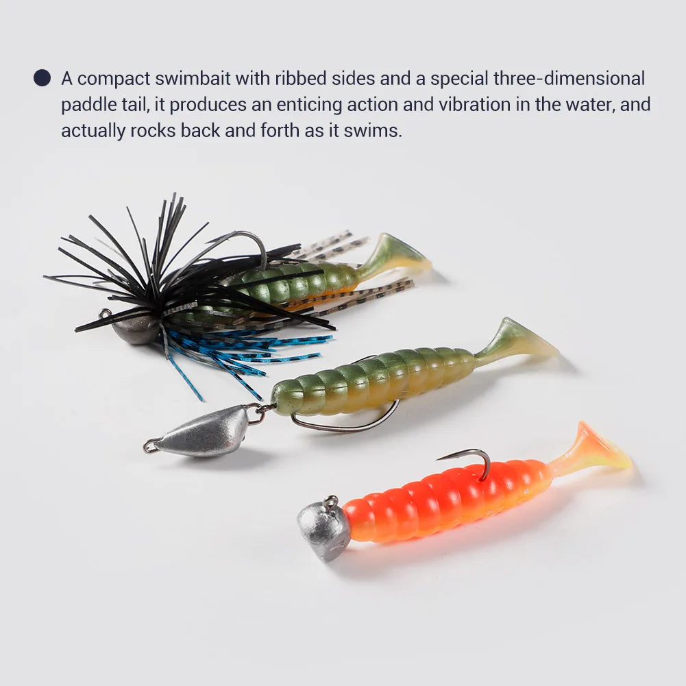 6cm 3.2g Silicone Ranger Lure for Bass Fishing