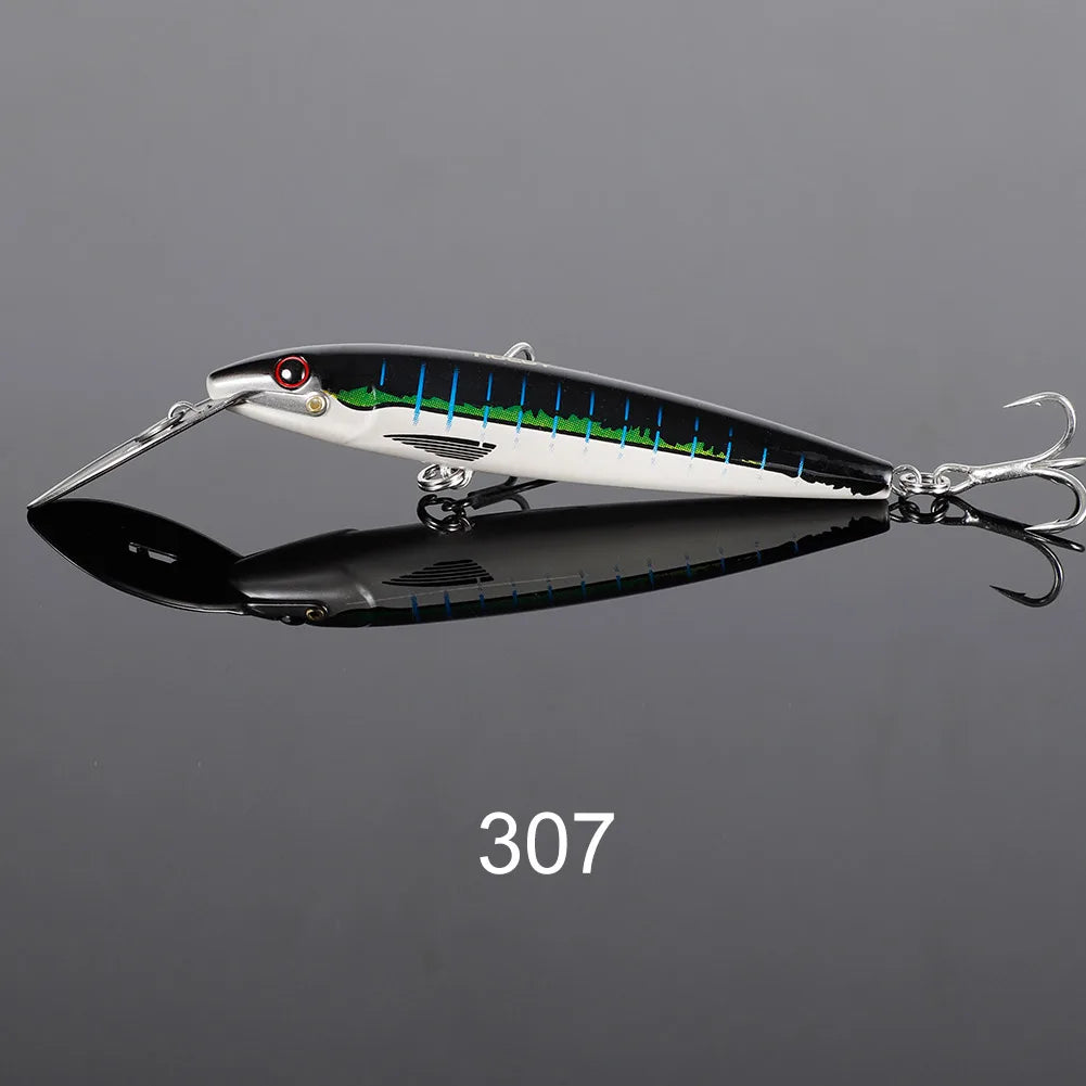 Deep Diving Minnow Lure 130mm 33g-225mm 76g for Sea Fishing