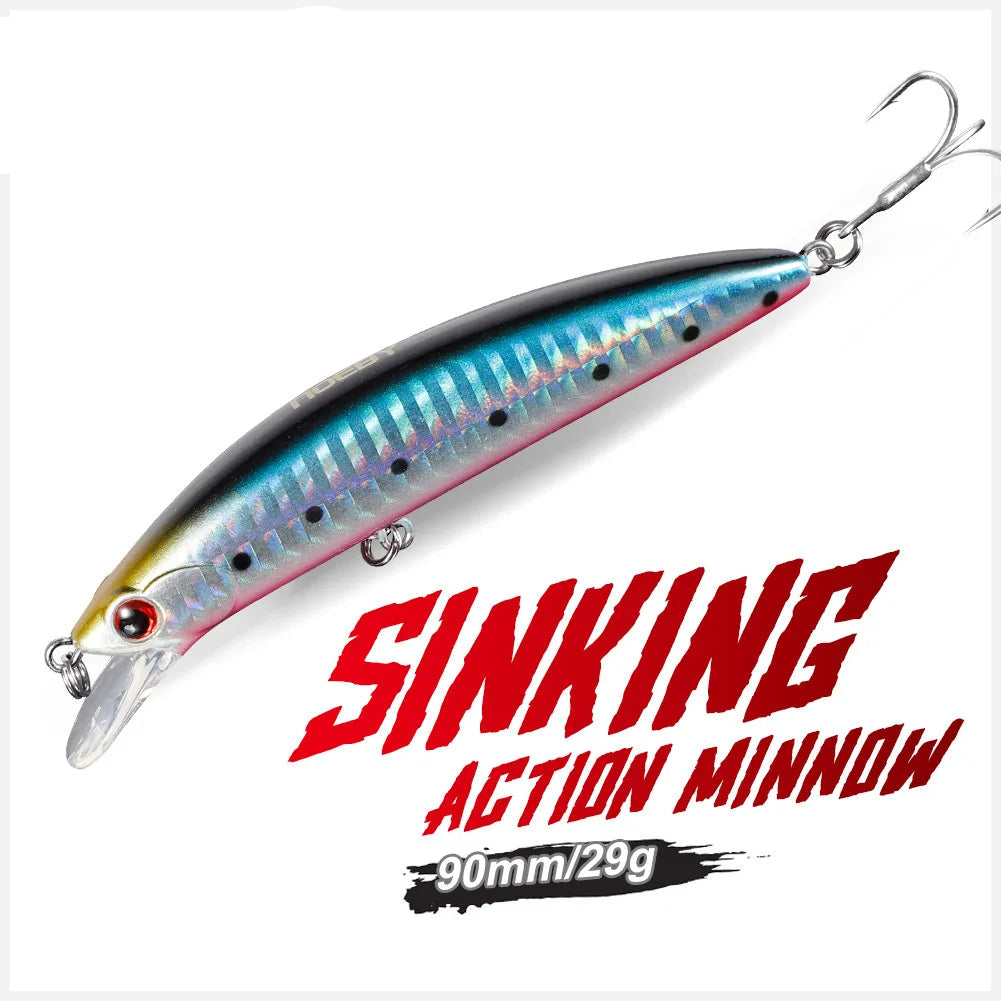 Sinking Jerkbait Wobblers Artificial Hard Bait Swimbait Seabass Saltwater Fishing Lures