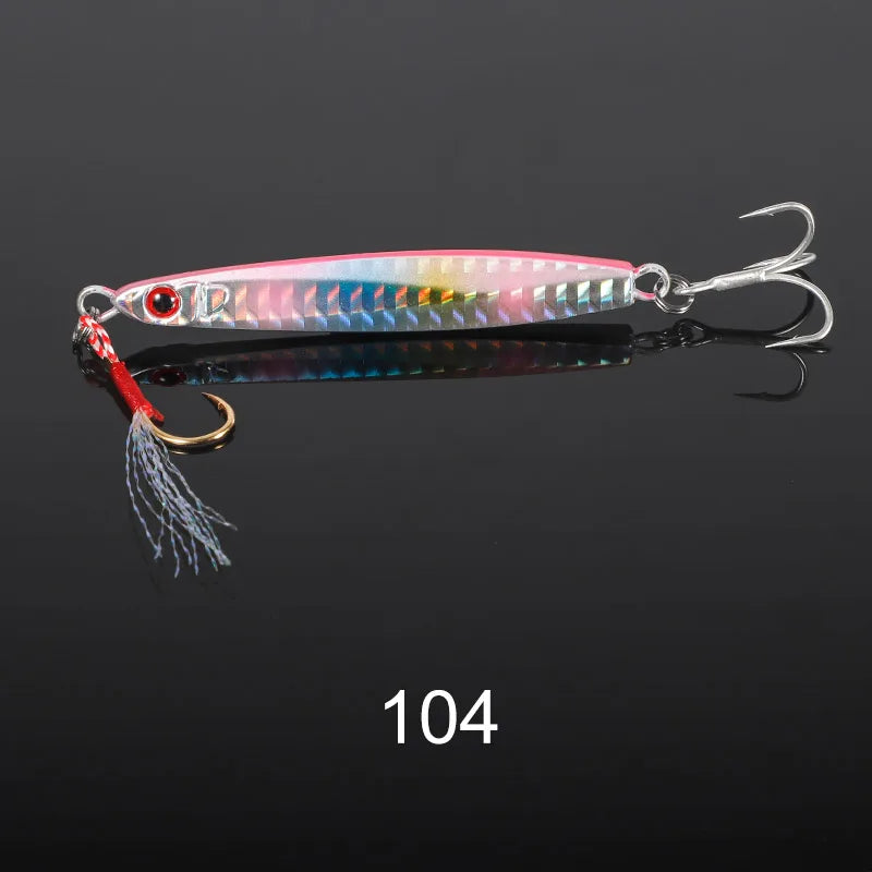 Metal Jig Lure 21g-40g for Saltwater Seabass Fishing