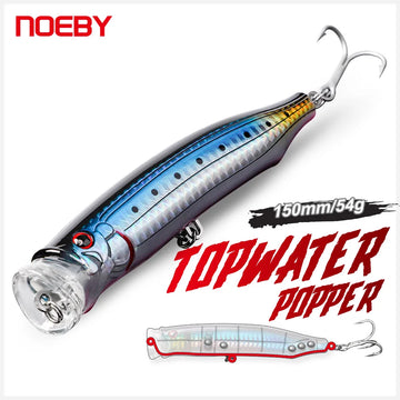150mm 55g Topwater Popper for GT and Tuna Fishing