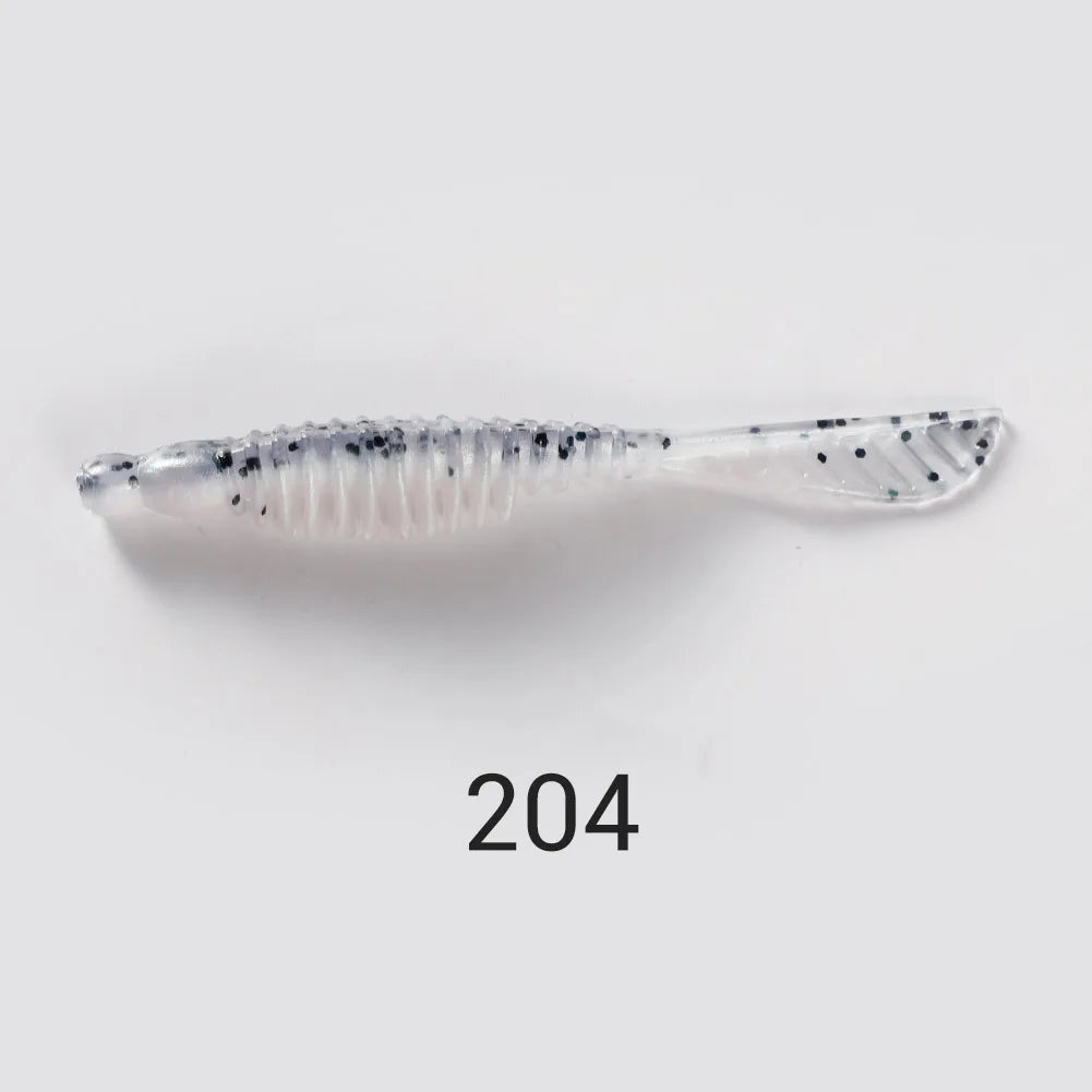 10cm 3.5g Magic Flick Silicone Soft Bait for Bass and Pike