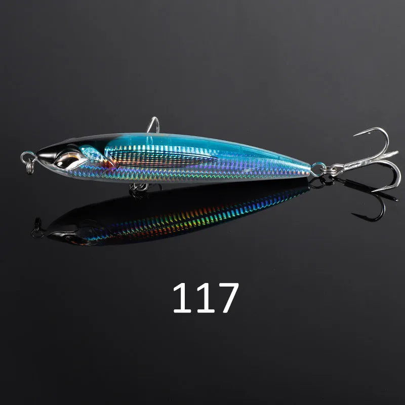 160mm 58g-190mm 86g Topwater Stickbait for GT Sea Fishing