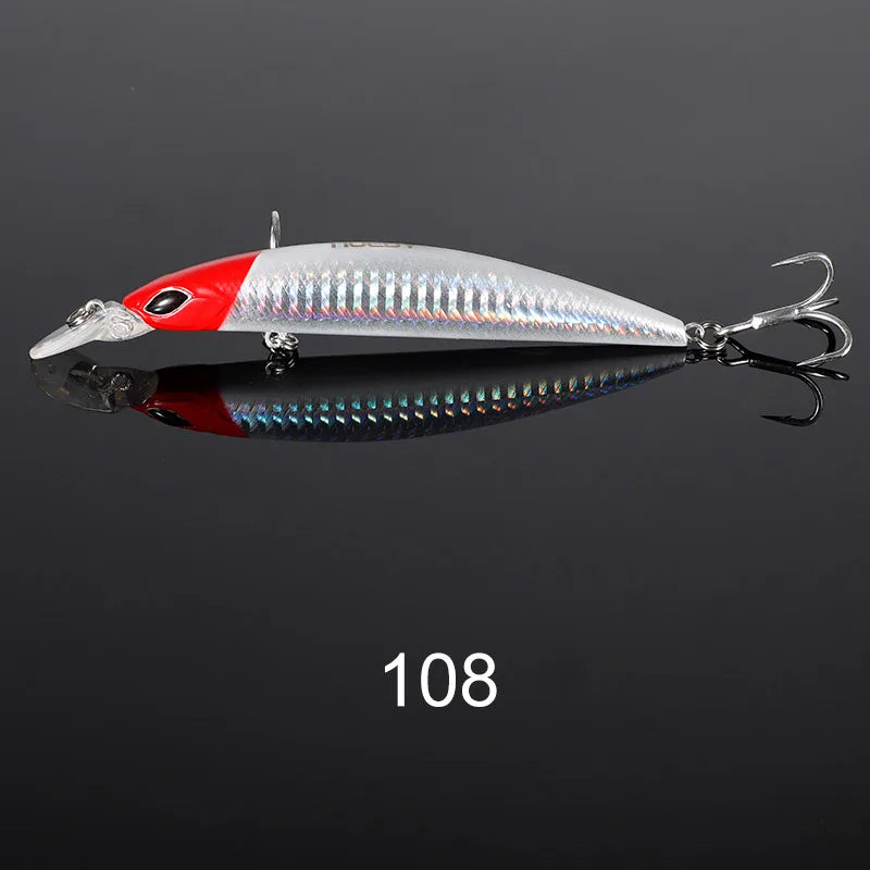 Sinking Minnow Lure 110mm 19g for Long Casting Saltwater Fishing