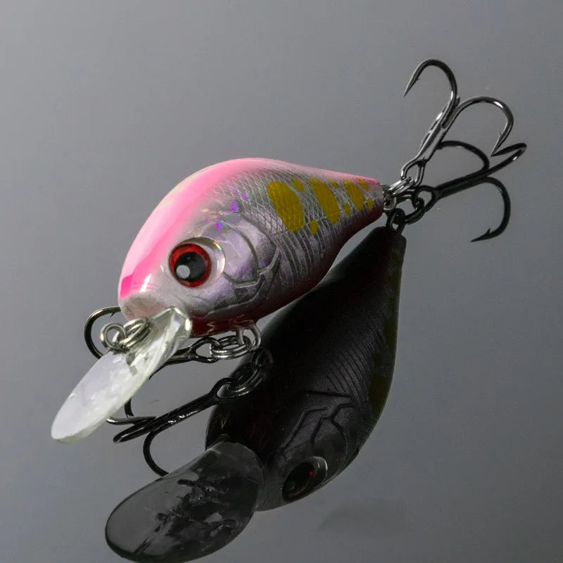 4.5cm 8g Floating Mini Crankbait Minnow Wobbler for Trout and Pike Fishing