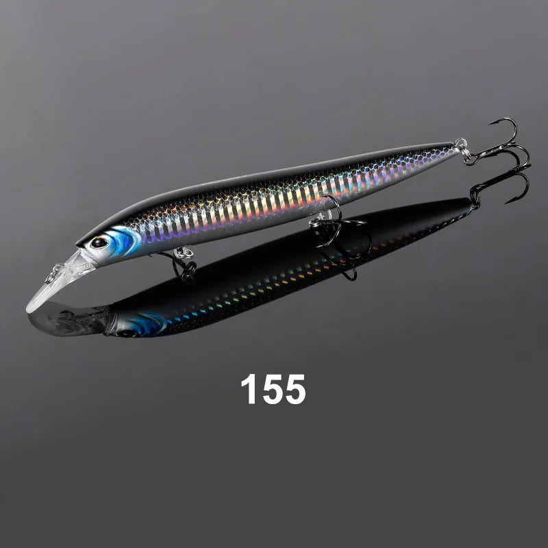 137mm 41g Sinking Minnow Jerkbait for Saltwater Bass Fishing Tackle