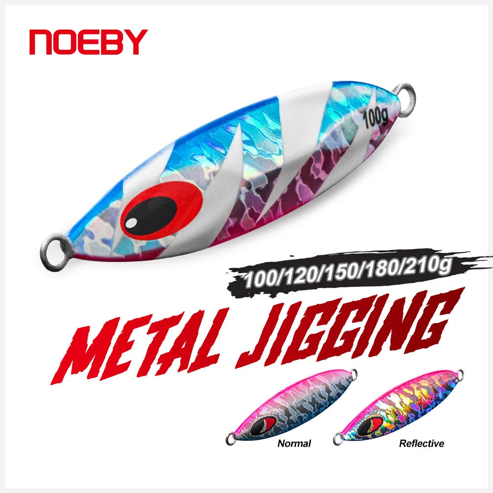 Metal Jig 100g-210g for Slow Jigging and Shore Casting