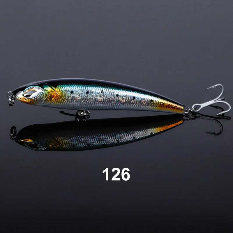 115mm 51g Sinking Pencil Lure for GT and Tuna Fishing
