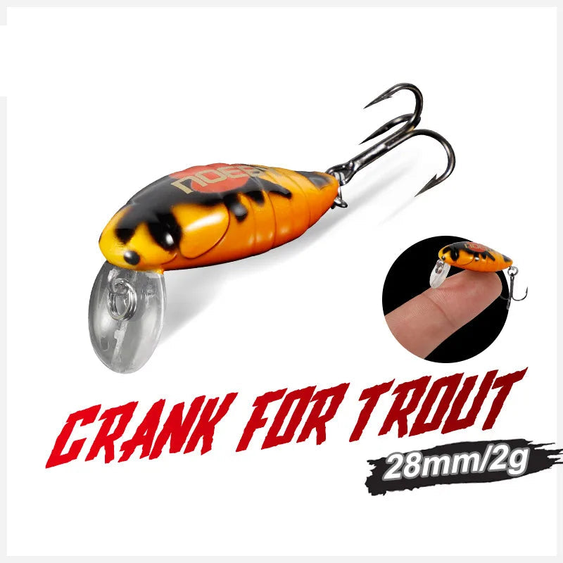 Floating Insect Minnnow Fishing Lures