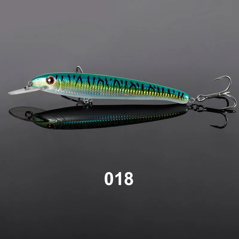 180mm 48g Trolling Minnow Deep Diver for Big Game Saltwater Fishing
