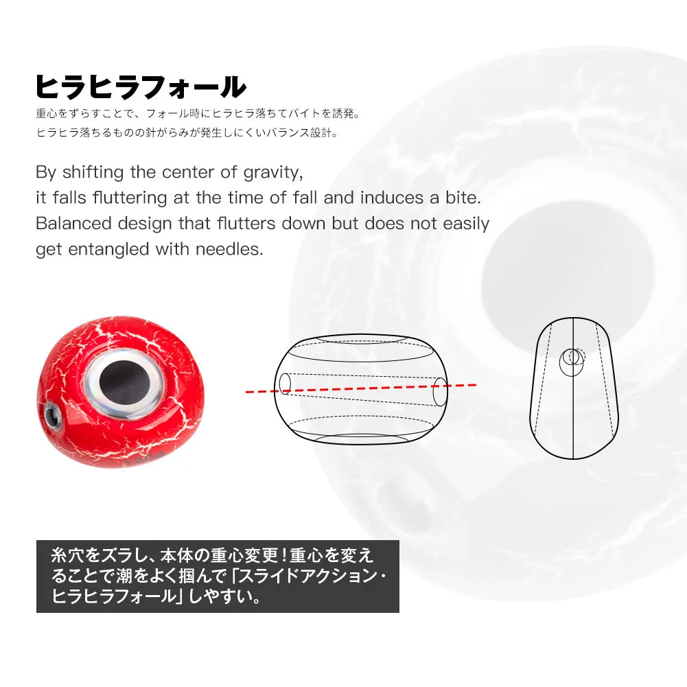 40g-120g Kabura Tenya Jig for Snapper and Saltwater Fishing