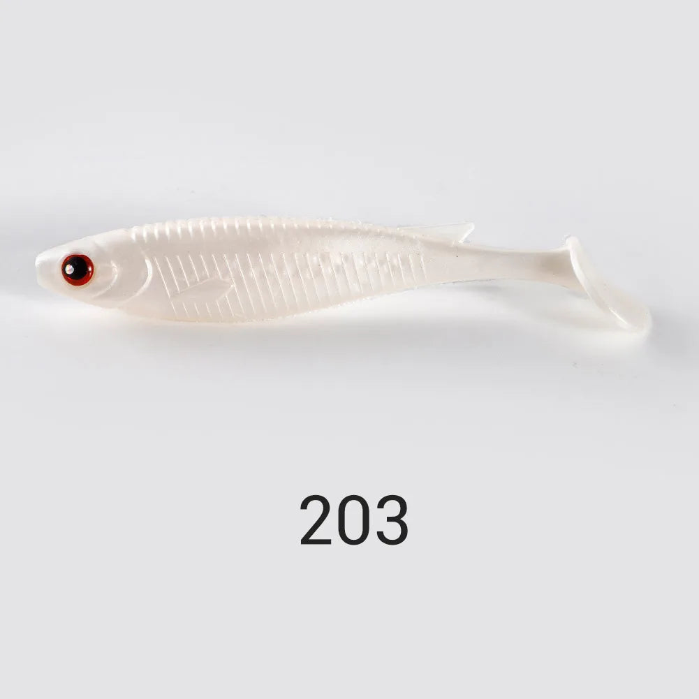 10cm 8g Soft Paddle Tail Shad Lures for Pike and Perch