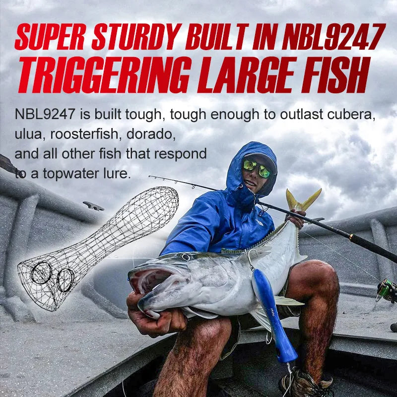 205mm 133g Big Game Popper for GT and Tuna Fishing