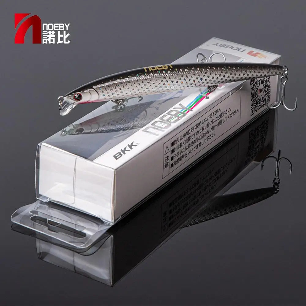 130mm 12g Slim Minnow Floating Jerkbait for Long Casting Bass Fishing