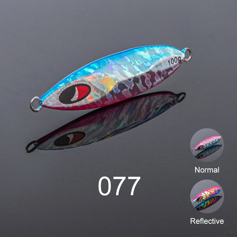 Metal Jig 100g-210g for Slow Jigging and Shore Casting
