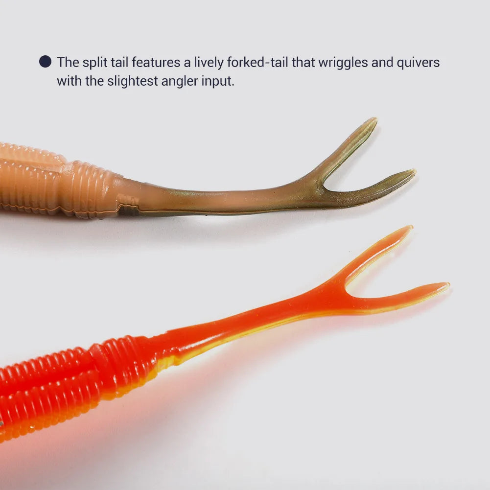 Pin Tail Silicone Jig Lure 7.5cm-12.5cm for Bass