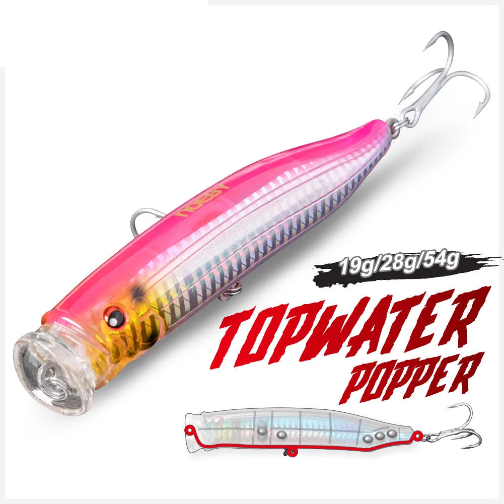 Popper lure for Pike and tuna fishing