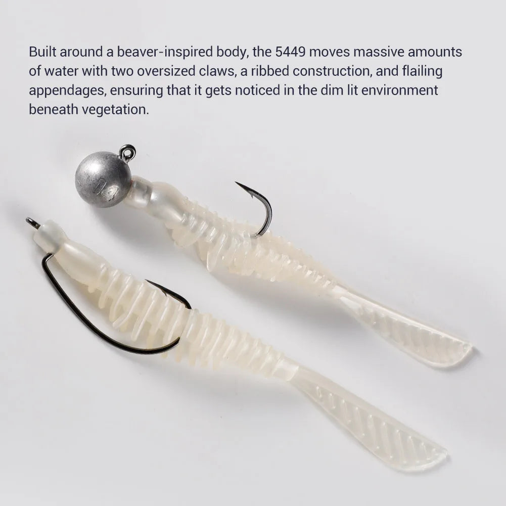 10cm 3.5g Magic Flick Silicone Soft Bait for Bass and Pike