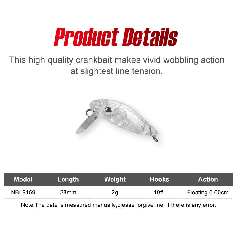 Floating Insect Minnnow Fishing Lures