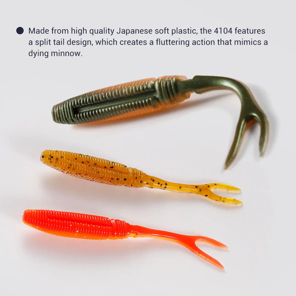 Pin Tail Silicone Jig Lure 7.5cm-12.5cm for Bass