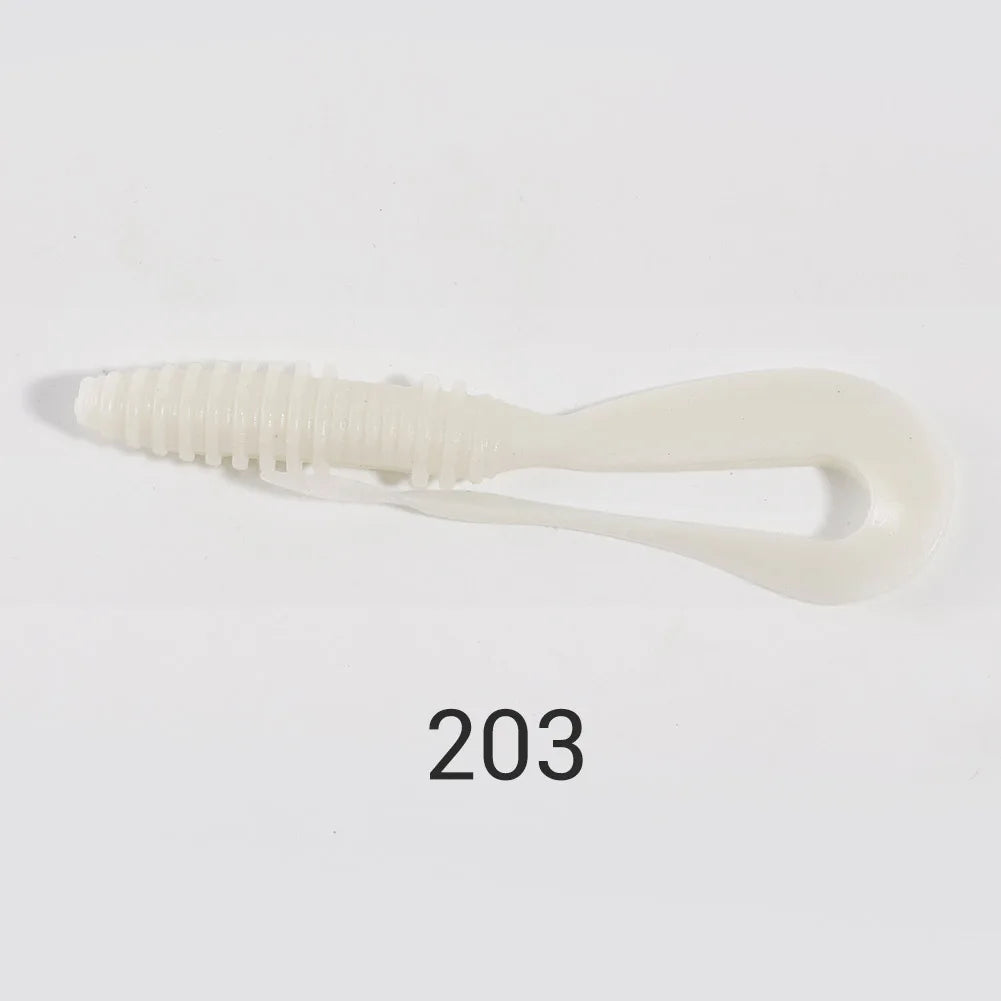 Soft Silicone Lures 6cm-14cm Special Tail Worm Swimbaits for Crap and Bass Fishing