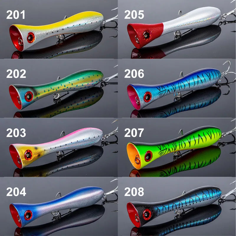 205mm 133g Big Game Popper for GT and Tuna Fishing
