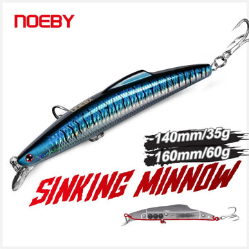 14cm 35g-16cm 60g Minnow Trolling Lure for Tuna Fishing