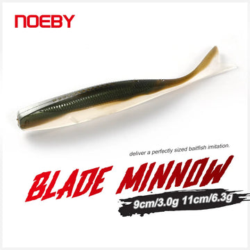 Blade Minnow Soft Lure 9cm-11cm for Sea Bass Fishing