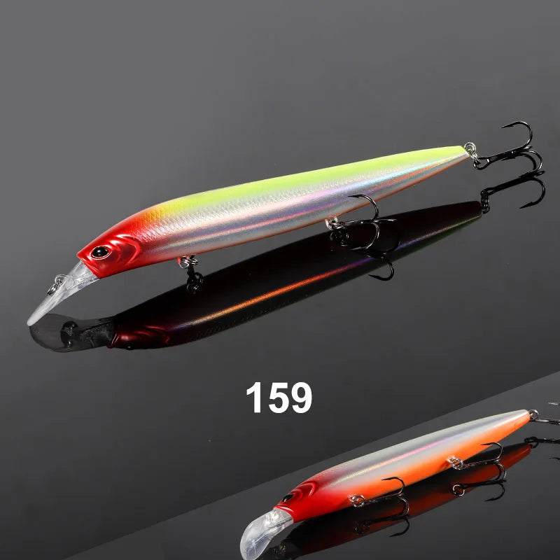137mm 41g Sinking Minnow Jerkbait for Saltwater Bass Fishing Tackle