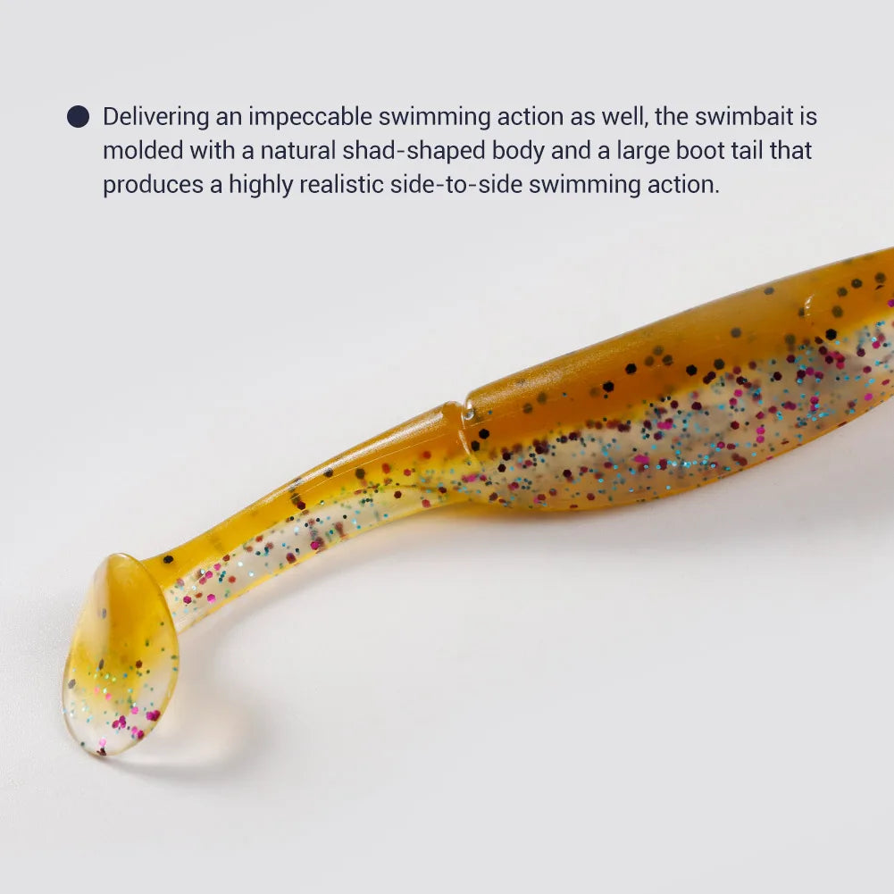 7cm-15cm Silicone Shad Lures for Pike and Trout Fishing