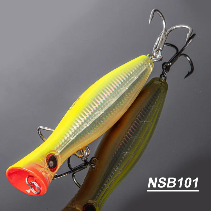 Saltwater Topwater Floating Wobbler Artificial Hard Bait for GT Fishing Lure