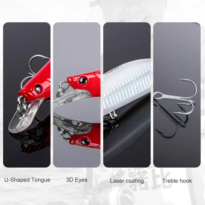 Artificial Hard Bait for Bass and Pike Fishing