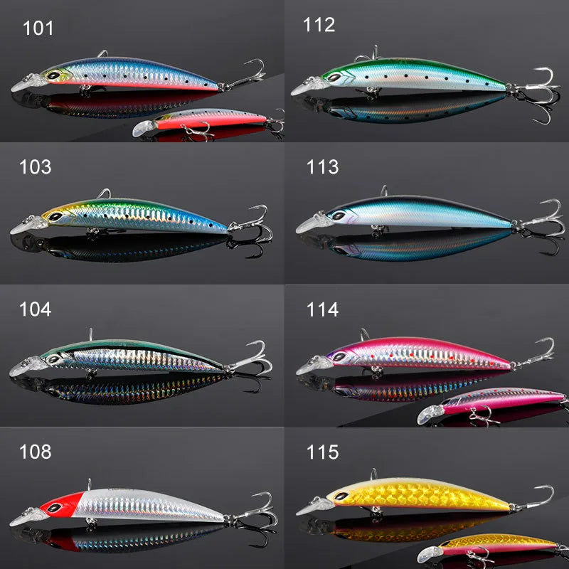 Sinking Minnow Lure 110mm 19g for Long Casting Saltwater Fishing