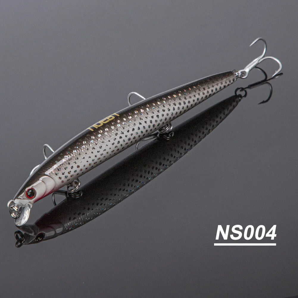130mm 12g Slim Minnow Floating Jerkbait for Long Casting Bass Fishing