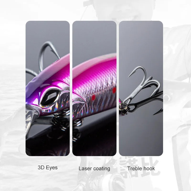 Sinking Minnow Lure 110mm 19g for Long Casting Saltwater Fishing