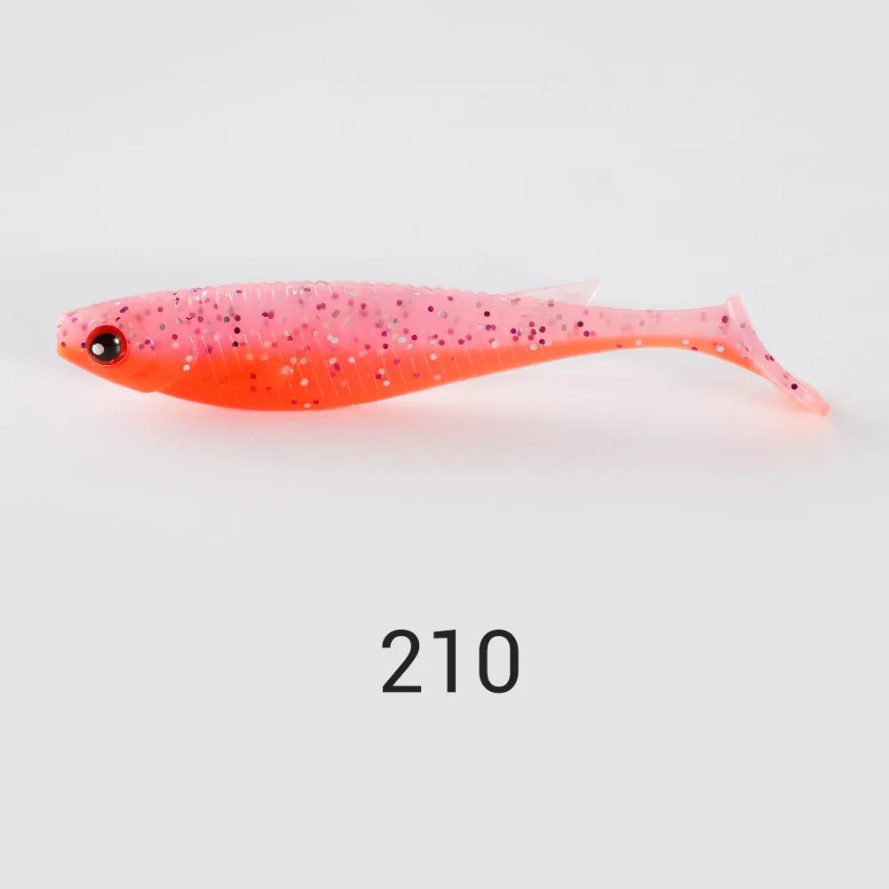 10cm 8g Soft Paddle Tail Shad Lures for Pike and Perch