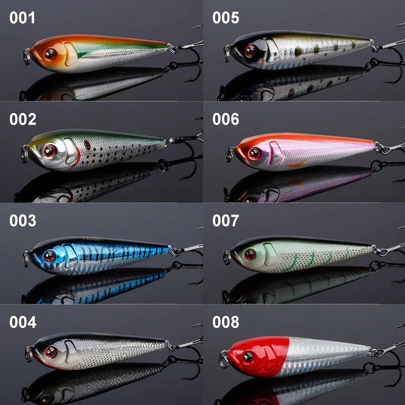 80mm 21g Sinking Pencil Lure for Bass Fishing