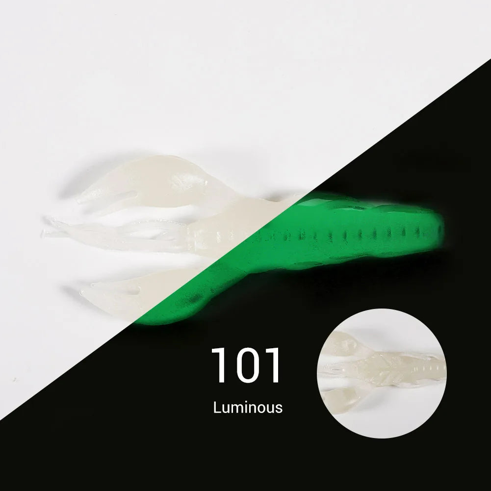 Soft Silicone Shrimp Lures 60mm-95mm for Bass Tackle