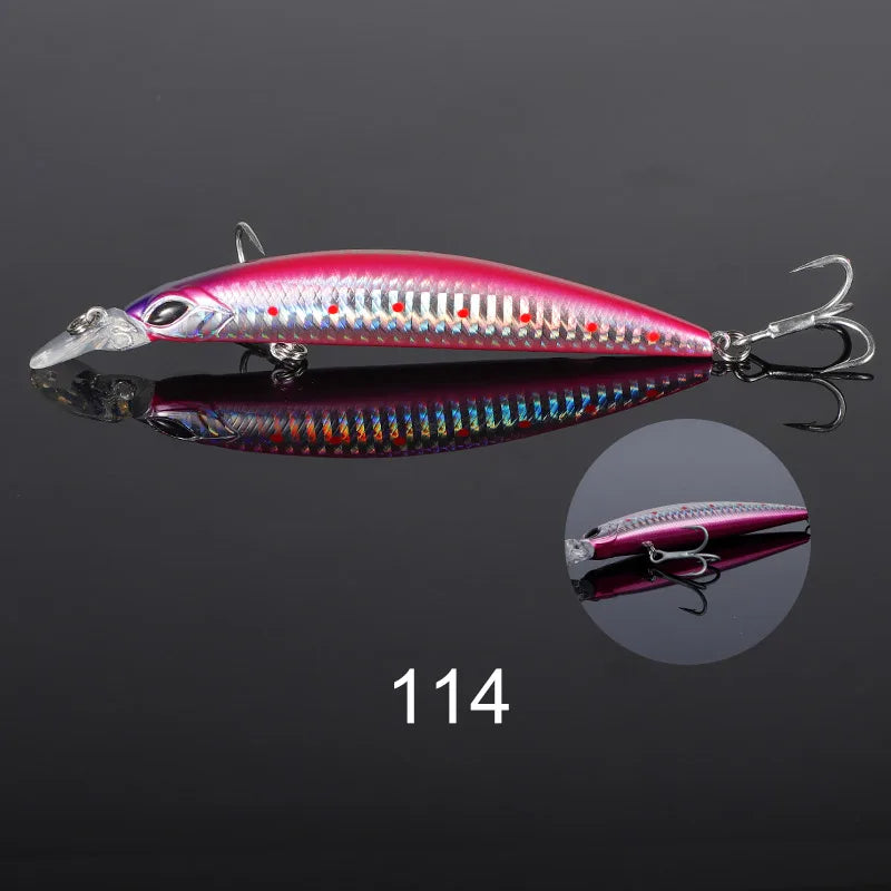 Sinking Minnow Lure 110mm 19g for Long Casting Saltwater Fishing