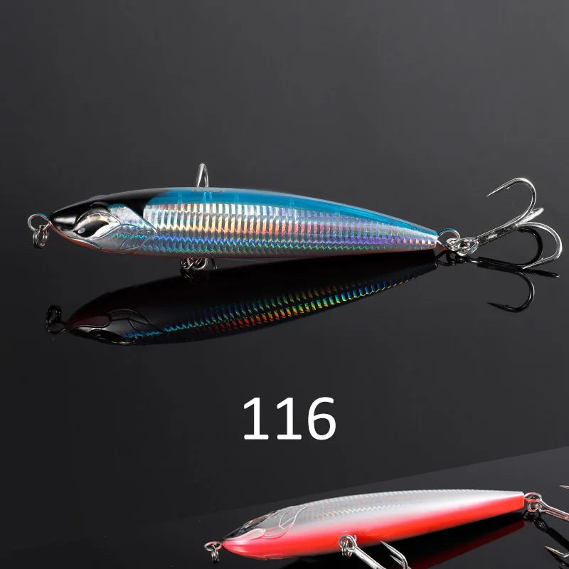 160mm 58g-190mm 86g Topwater Stickbait for GT Sea Fishing