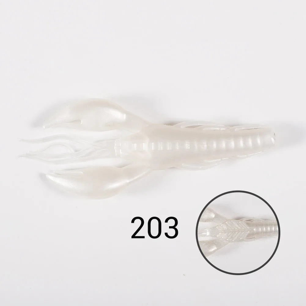 Soft Silicone Shrimp Lures 60mm-95mm for Bass Tackle