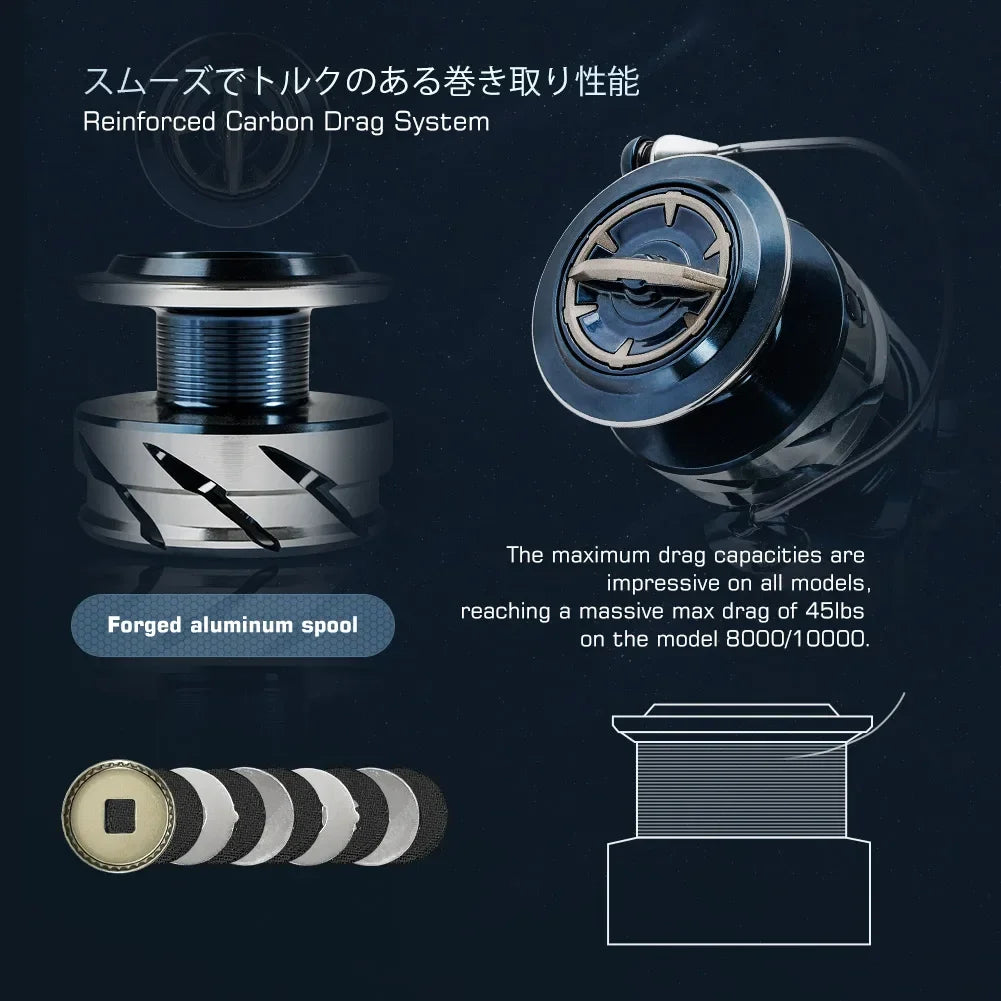 INFINITE Spinning Fishing Reel