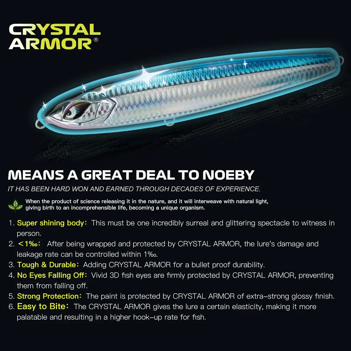 160mm 75g-205mm 154g Sinking Stickbait for Sea Fishing