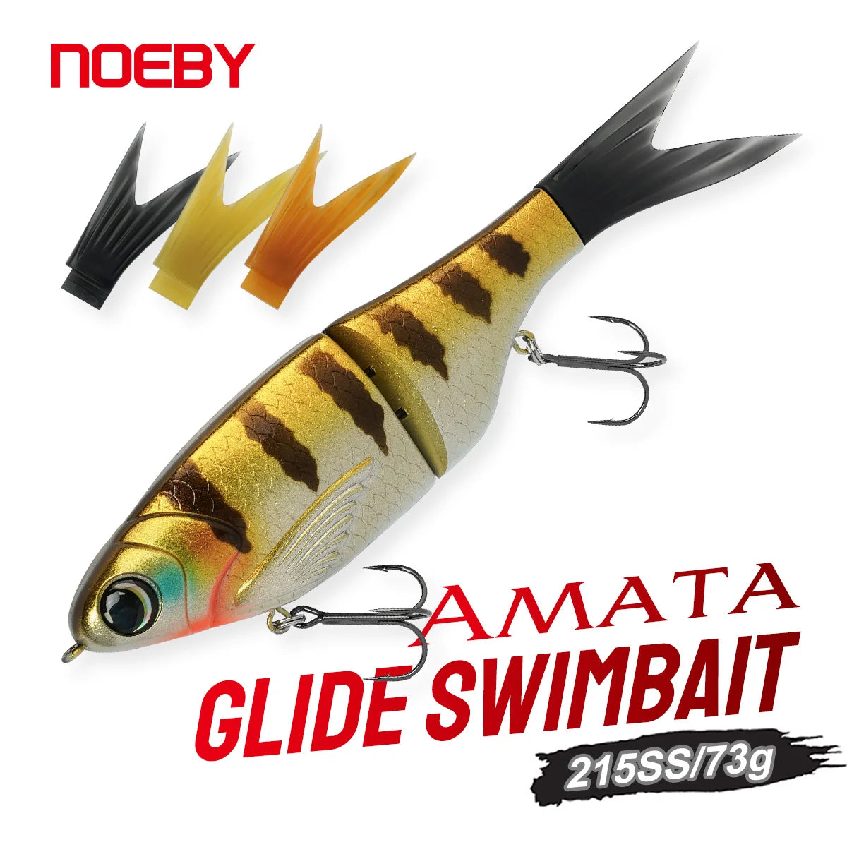 AMATA Shad Glide Swimbait 215mm 73g for Bass and Pike Fishing