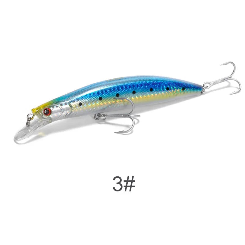 Suspending Minnow 135mm 30g for Long Casting Sea Fishing