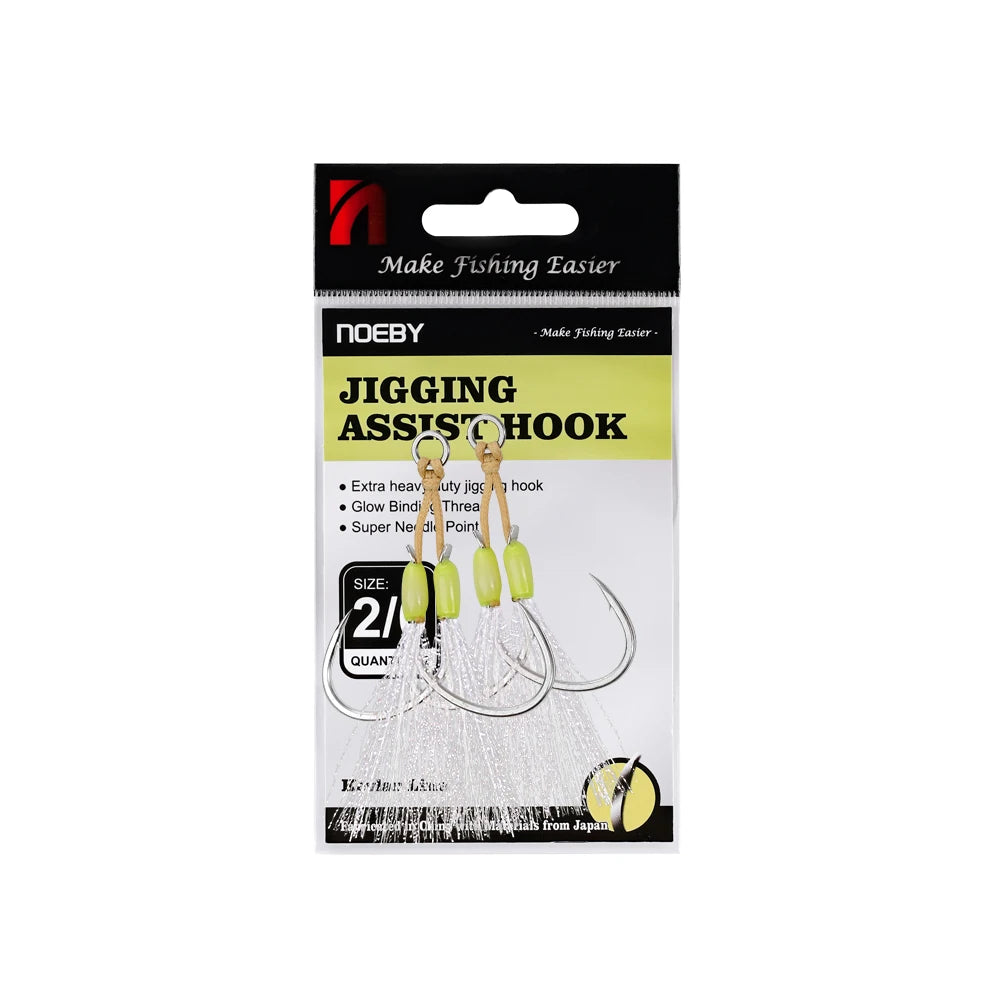 Slow Pitch Jigging Assist Rig Hooks