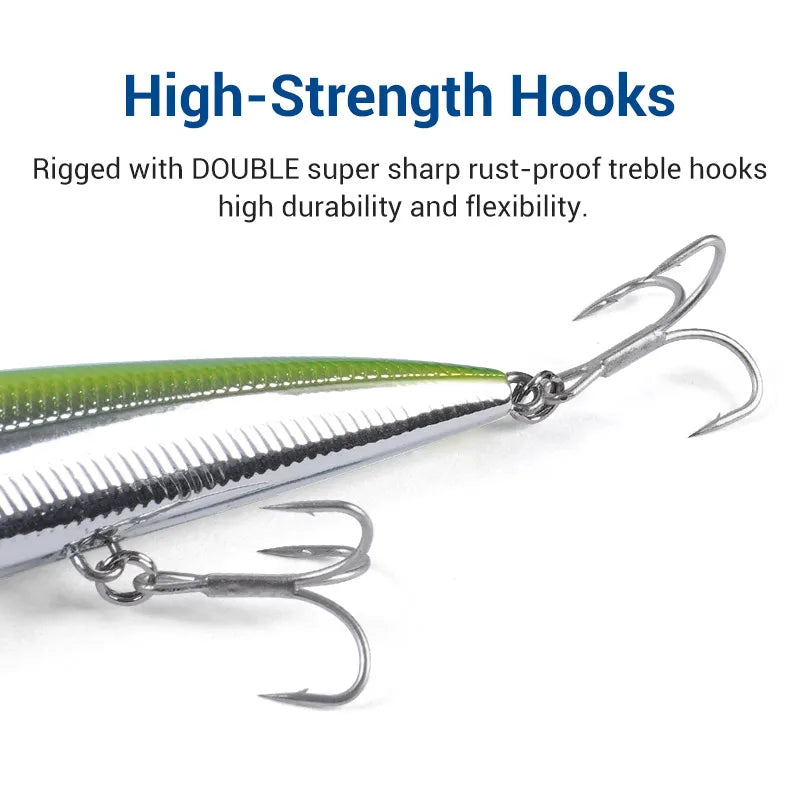 110mm 36g Heavy Minnow Lure for Seabass Fishing